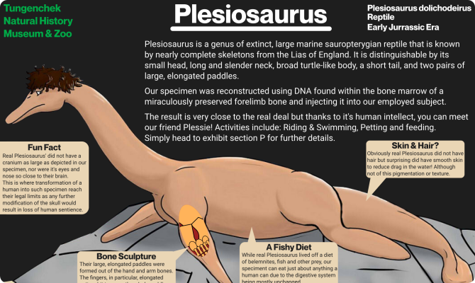 Tungenchek Nat History Museum & Zoo: Plesiosaurus | by EarlSandwich Slide Image